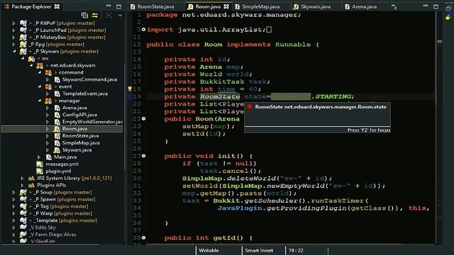 Plugin #114 Como Criar um Plugin SkyWars #11 Mapa « Eduard » смотреть онлайн