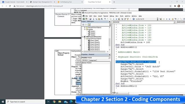 Excel 365 Visual Basic Part 29 – VB Editor смотреть онлайн