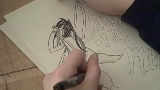 Inking my manga character смотреть онлайн