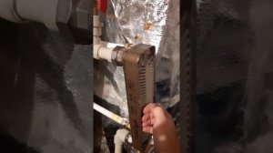 Обвязка твёрдотопливного котла вторичным пластинчатым теплообменником