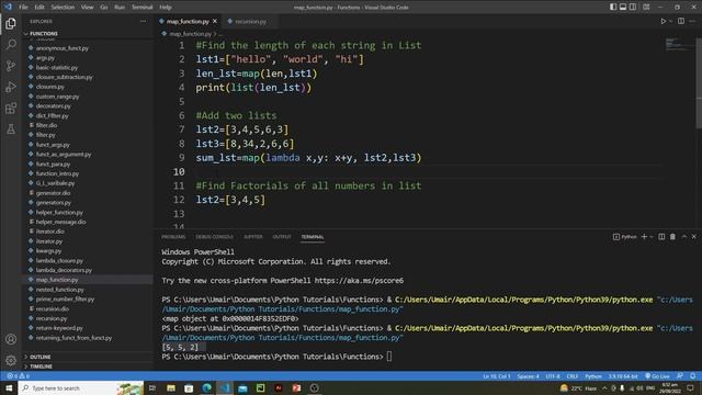 Map Function in Python | Complete Functional Programming Course in Python | Tutorial 32 смотреть онлайн