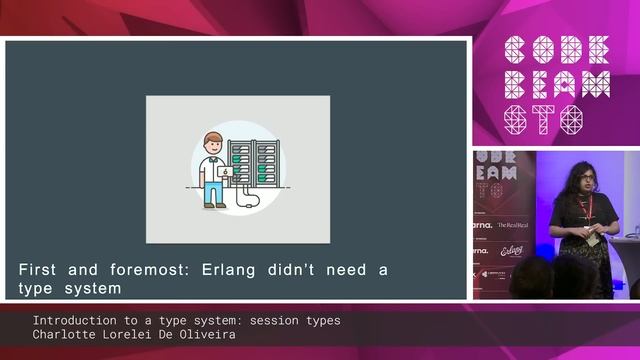 Charlotte Lorelei de Oliveira - Introduction to a type system: session types | Code BEAM STO 19 смотреть онлайн