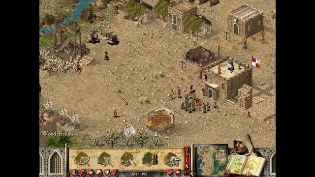 Stronghold Crusader Campaign Gameplay: The Sultan's Deimse смотреть онлайн