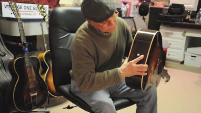 1950 Gibson J45 vintage acoustic guitar Tom Waits Ol 55 Intro смотреть онлайн