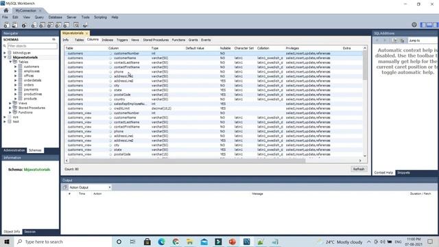 How to view all columns in a database in MySQL Workbench ?| MySQL Workbench Tutorial смотреть онлайн