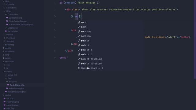 Мои функции хелперы 04 Сообщение (Laravel Helpers Flash Message) смотреть онлайн