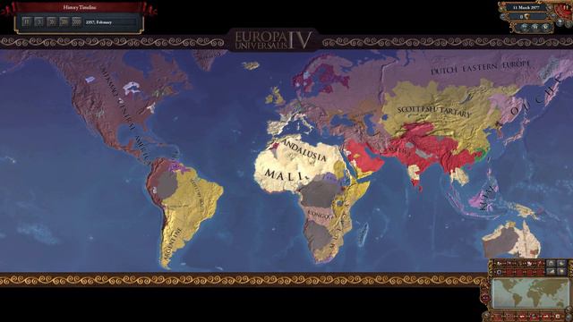 EU4 AI Timelapse | I Deleted Every Country With Over 100 Development смотреть онлайн