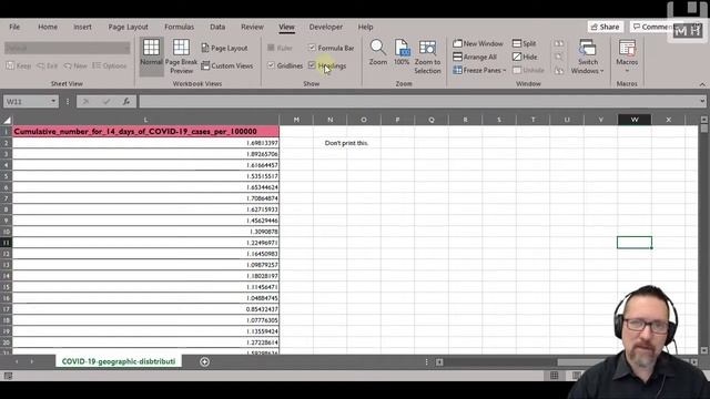Level 1 Excel Lesson 17: Show options in MS Excel смотреть онлайн