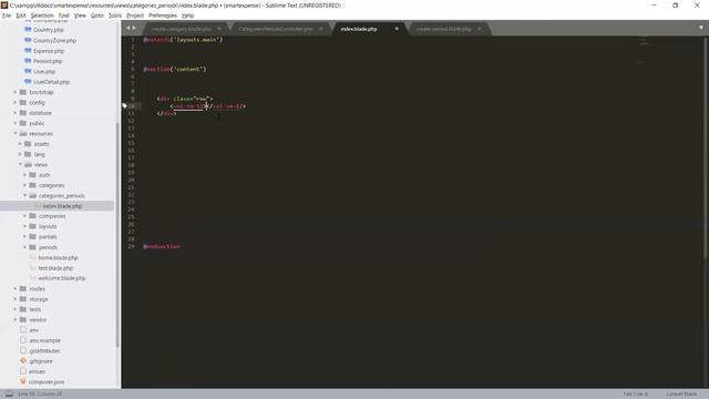 77-Laravel Application | Laravel Project | Dept & Periods Displaying layout of Cat & Period смотреть онлайн