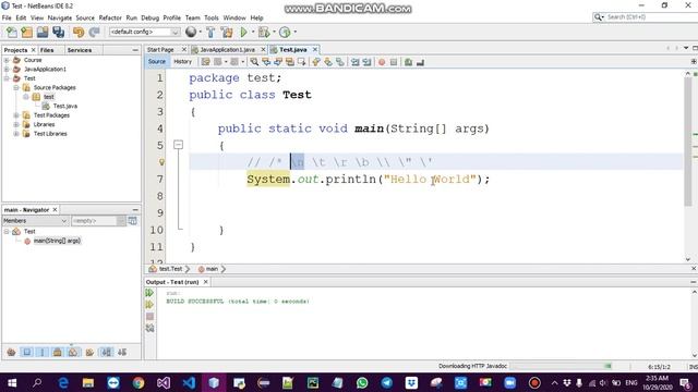 Escape Sequence Characters in Java смотреть онлайн