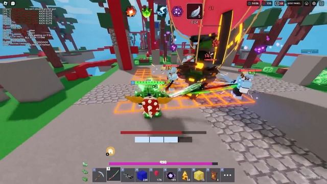 1 kill = 1 lucky block.. VS 50 Players (Roblox Bedwars) смотреть онлайн