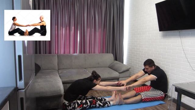 COUPLES YOGA CHALLENGE PART 2/ ЙОГА ЧЕЛЛЕНДЖ С ПАРТНЕРОМ ЧАСТЬ 2 / LIFT AND CARRY CHALLENGE смотреть онлайн