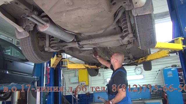 Установка пламегасителя на авто Skoda Octavia. Установка пламегастеля в СПБ смотреть онлайн