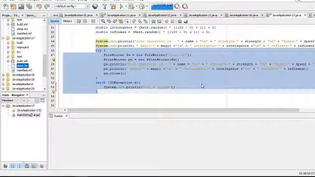 How to write to a txt file in Java! For beginners netbeans! смотреть онлайн