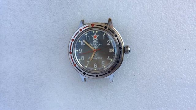 Командирские часы Амфибия ВДВ с автоподзаводом смотреть онлайн