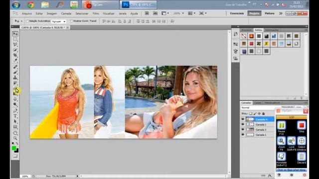 Como fazer capa mesclada simples no photoshop cs5 смотреть онлайн