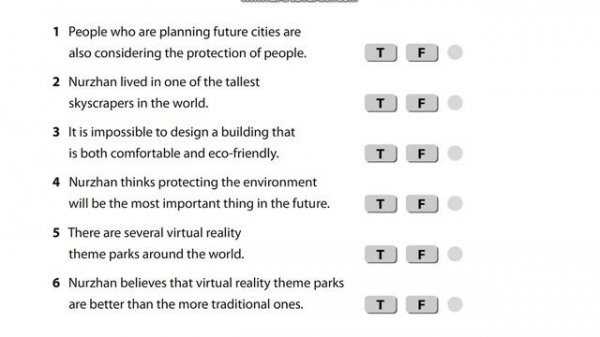 ASPECT 10 for Kaz M9d / Ex.9 (b) p.117 / TRUE or FALSE