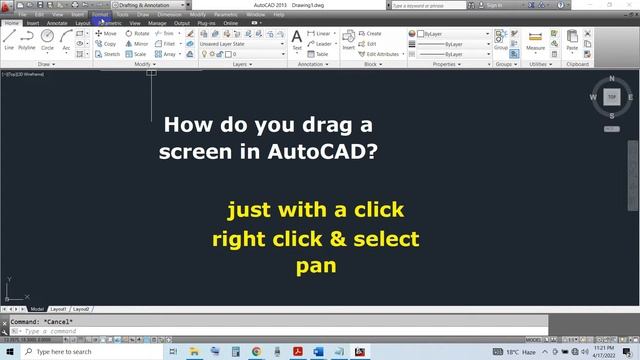 How do you drag a screen in AutoCAD | Quora Answer смотреть онлайн