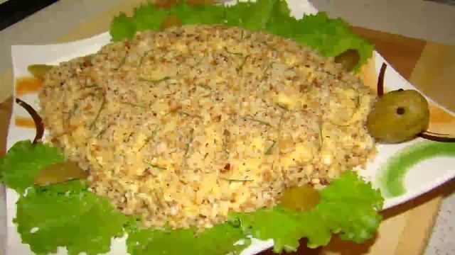 Праздничный стол. Салат Черепаха. смотреть онлайн