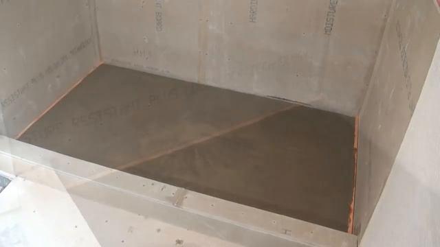 Shower Liner Concrete Shower Base. Душевой поддон из бетона