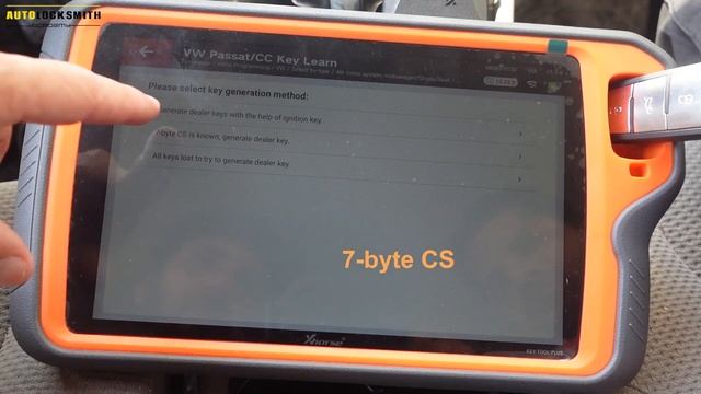 Volkswagen Passat B6 ADD KEY using XHORSE KEYTOOL PLUS смотреть онлайн