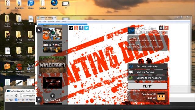 Minecraft Crafting Dead Mod Tutorial смотреть онлайн