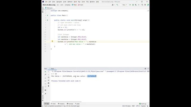 Byte, Short, Int, Long - Basic Java Tutorial 04 смотреть онлайн