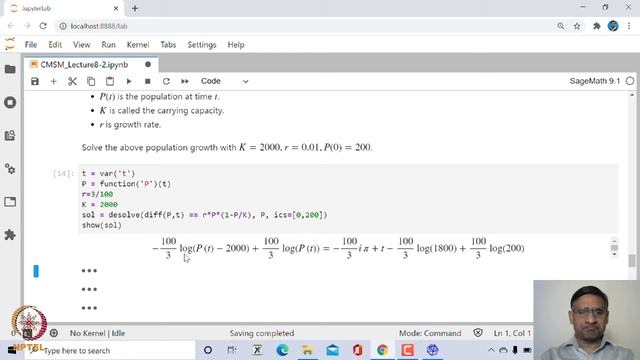 Solving 1st and 2nd order ODE with SageMath смотреть онлайн
