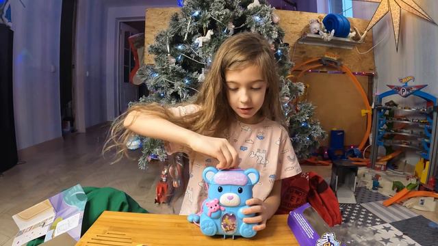 Распаковка POLLY POCKET Teddy Purse Kit HGC39