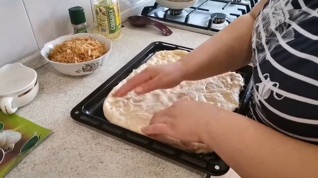 Очень вкусная выпечка.Пирог с капустой. смотреть онлайн