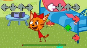 Три кота попали в FNF (friday night funkin) коржик против карамельки приколы 2021