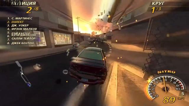 ?FlatOut 2. Прохождение на автомобиле 