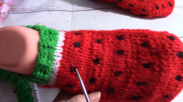 Следки "АРБУЗИКИ" с Расчетом и ПОЛУкруглой Пяткой. смотреть онлайн