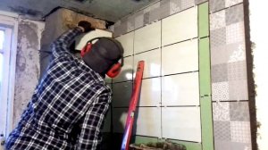 Облицовка печки плиткой