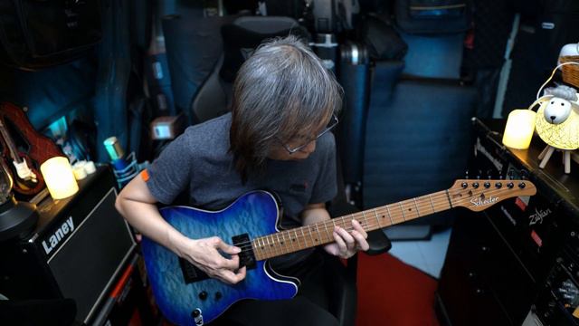 Schecter PT Pro Trans Blue Burst смотреть онлайн