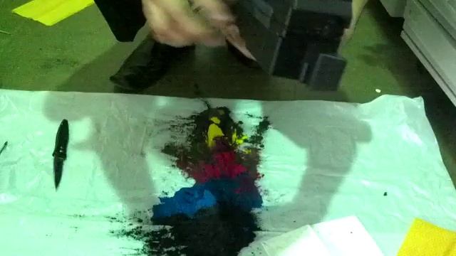 Xerox 7328/35/45/46 - Empty waste toner *CAUTION* смотреть онлайн