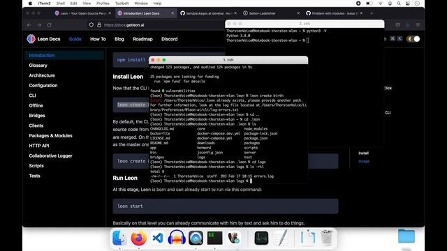 Leon AI - Python based virtual assistant (first look) смотреть онлайн