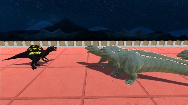 Tynosaur Gorosaurus T-rex Vs Rexy Dinosaur T-rex Death Run - Animal Revolt Battle Simulator смотреть онлайн