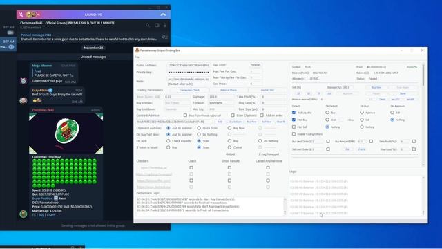 Solana Sniper Trading Bot - Raydium Liquidity - New Pairs - Telegram Scanner смотреть онлайн