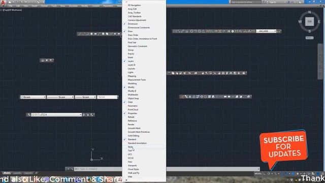 How to add classic workspace in autocad 2017 | AutoCAD 2017 Classic Workspace Manual Settings | смотреть онлайн