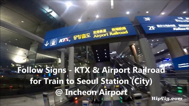 ?? Seoul Incheon International Airport (ICN) to Seoul Station by Train | Travel Guide | Episode# 1 смотреть онлайн