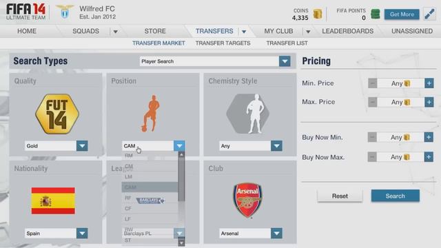 Как заработать монеты в FIFA 14 Ultimate Team #10
