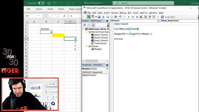 (4/30) Excel VBA Absolute Beginner Course (30 For 30) смотреть онлайн