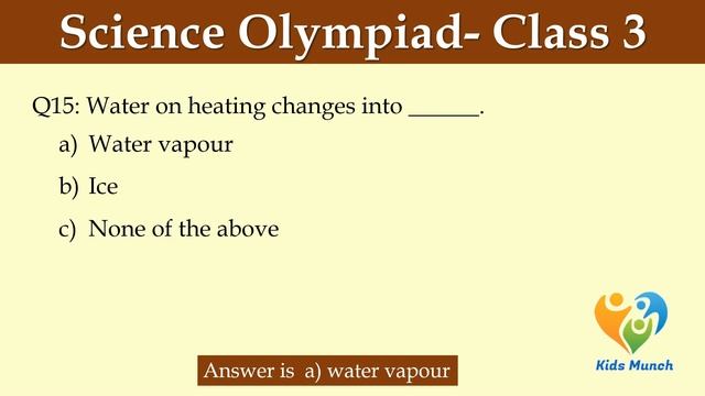 Class 3 Science Olympiad-2022-23 | Online Quiz | Science Olympiad Questions for Practice for class смотреть онлайн