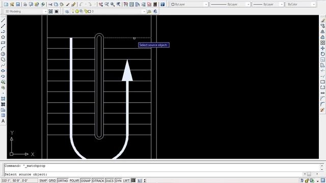 Draw Stair in Auto CAD 2007 смотреть онлайн