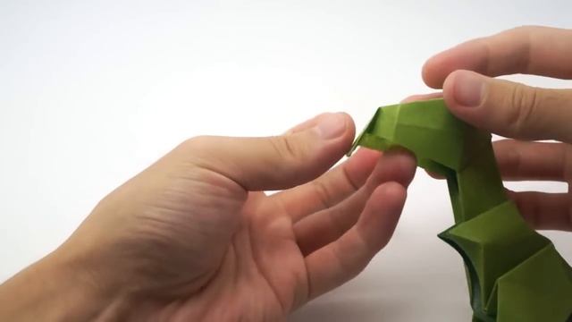 Origami Dinosaur - T-Rex 3D Head смотреть онлайн