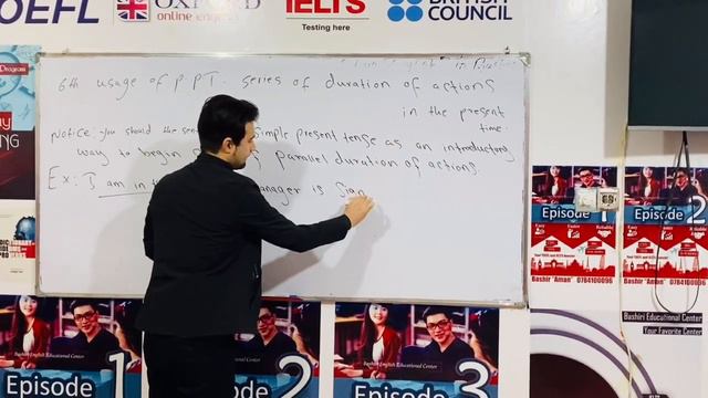 Lesson 22 -Series of duration of actions in present progressive tense смотреть онлайн