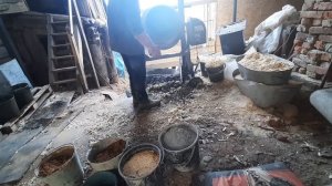 Дом из стружки опила бетона, бюджетный дом, полный состав