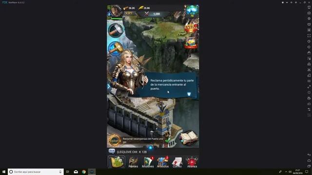 Rise of the King I Android Gameplay EP.1 ( Nox Player ) 2018 смотреть онлайн