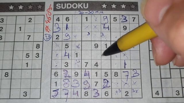 (#4685) Saturday. Three Stars Sudoku puzzle. Bonus Extra edition. 06-11-2022 Extra part 1 of 3 смотреть онлайн